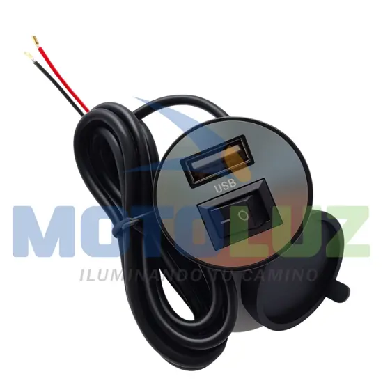 CARGADOR USB PARA MOTO 12V